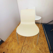 Chaise d'accueil Lottus - Enea d'occasion - structure en acier chromé ou laqué - nombreuses finitions disponibles_2