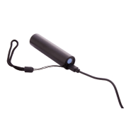 Lampe de poche rechargeable en aluminium - LED haute puissance - Batterie USB intégrée - Couleur noire_2