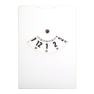 Disque de stationnement en papier plastifié personnalisable - Impression quadri incluse - Minimum 100 pcs_2