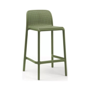 Chaise haute en résine RAP - Stamp - monocoque en polypropylène, légère et empilable pour extérieur_2