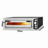 Four à pizza professionnel électrique 6 x pizzas ø35 cm - 400v (triphasé)_2