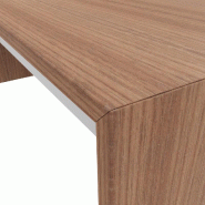 Bureau d'angle T45 avec caisson - Quadrifoglio. - 200, Droite, Noyer Canaletto_2