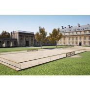 Clôture de carrière - Horse Stop - Lice Assurance, 1 lice, à sceller - Ref. Nc3-1 - Sécurité renforcée en pin sylvestre traité_2