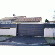 Portail coulissant persienne - 3500 / 1800_2