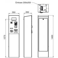 Psco 1004 a - borne de paiement parking - urbaflux - alimentation électrique 230v_2