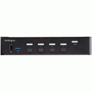 Commutateur KVM HDMI à  4 Ports - Moniteur Unique 4K 60Hz Ultra HDR - Commutateur KVM de Bureau HDMI_2