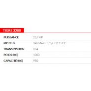 Tigre 3200 - Tracteur agricole Antonio Carraro - Compact - Capacité 950 kg - Série 15_2