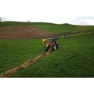 X2000 dérouleuse sans chaîne pour balles rondes et carrées - Hustler Equipment - Rotor axial, plateforme en polyéthylène, charge maxi 1 t_2