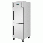 Armoire réfrigérée positive inox GN - 2 portillons - série G - 600L - Polar - PG052_2