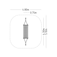 Balançoire Hammock HAGS - idéale pour enfants de tous âges - réf 8097895 - grand hamac inclusif, durable et solide_2