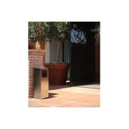 Riga inox - cendrier-poubelle M114 - grande résistance en acier inoxydable_2