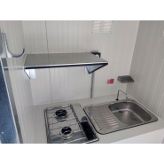 Sanitaire intégré avec WC chimique à cassette