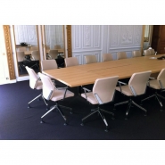 Table de conférence tonneau - art bureau - fabrication spéciale et personnalisée_2