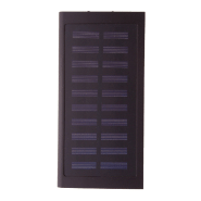 Power Bank USB en aluminium recyclé - Chargeur solaire intégré - Batterie 4000 mAh - Ports USB et USB-C_2