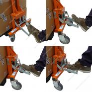 FP KK ESPO 4027 - Transpalette manuel Ferplast - Capacité 200 kg - Levage mécanique 88 à 125 mm - Pour palettes 600x400 mm_2