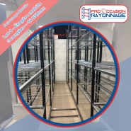 Lot 1 - Étagère mobile - 3 rangées - 14 859mm de longueur totale_2