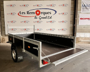 Remorque bagagère non freinée - 2,58 X 1,50 M - VDM HOLZ 258_2