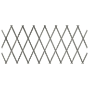 Vidaxl clôture à treillis 5 pcs gris bois de sapin massif 180x30 cm 316423_2