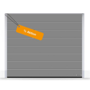 Double porte de garage sectionnelle anti-effraction RenoMatic - Rainure M - Surface Woodgrain - Motorisée - 9 couleurs disponibles_2