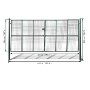 Vidaxl portillon maille 415 x 250 cm / 400 x 200 cm 141393_2