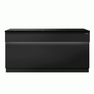 Comptoir caisse TORONTO - L1800 mm - Plan de travail en granit Noir - P900_2