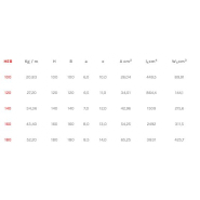 Poutrelle acier HEB selon NF EN 10034 - Hauteur -200 mm - Référence HEB100_2