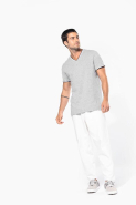 T-shirt maille piquée col V homme - 100% coton - Réf: K374 - Kariban_2