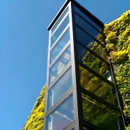 Ascenseur extérieur hydraulique pour 6 personnes maximum