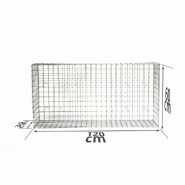 Gabion décor cube 120 x 60 cm - gab1206060 - cage en fil zinc aluminium, volume 0.22 m3_2