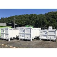 Benne standard / dib - benne à déchets - benne bourbon - tôle lisse en acier s235_2