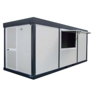 Bungalow neuf type Snack 6 mètres - porte pleine, fenêtre snack, plancher bois-ciment, 13,4 m²_2