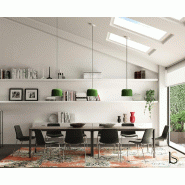 Chaise de réunion pieds métal CLUE - Offisit - Gris anthracite_2