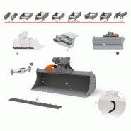 Godet de curage orientable sq40 poids machine 2,5 - 4,0_2