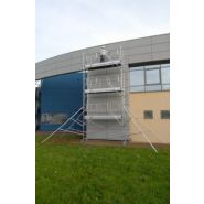 Échafaudage roulant aluminium Totem 2 Line 300 - Comabi SNC - hauteur de travail maximale 9,80 m_2