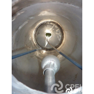 Bac de lancement 40 L - N° ARTICLE : BNC091 - 2 piquages sonde - 1 piquage 25 boule de lavage - 45 KG_2