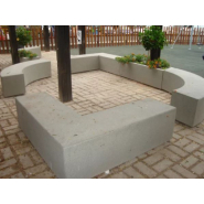 Banc en béton Tetris Gris - Forme minimaliste moderne ou classique - Ciment Green Seal_2