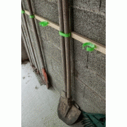 Bande auto-agrippante ID-SCRATCH - 200 cm x 20 mm - Polypropylène - Couleur verte_2
