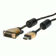 Roline gold câble pour écran dvi (24+1) - hdmi, m/m, 2 m_2
