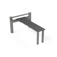 Station abdominaux horizontale en acier inoxydable - SABSH - Conforme NF EN 16630 : 2015_2
