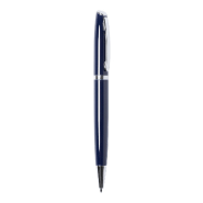 Stylo à bille en aluminium recyclé - bleu foncé - encre bleue - 19g_2