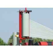 Enrubanneuse 1200S pour balles rondes en zones difficiles d'accès