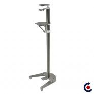 Borne distributeur de gel hydroalcoolique - avec pédale mécanique - compatible bouteilles jusqu'à 85 cm_3