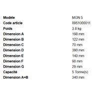 MGN 5 - Crics bouteille Rodcraft - capacité 5 tonnes - robuste et polyvalent_2