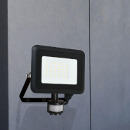 Projecteur mural Kreon 2 - 30W, 4000K, 3000lm, IP44, noir mat avec détecteur infrarouge_2