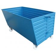 Bac basculant par palonnier 300 à 2000 L - capacité 500 à 2000 kg - version laquée ou galvanisée_2