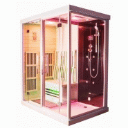 COMBI ​BOREAL®​ ​SIGMA​ 1820​ ​X 1230​ SAUNA INFRAROUGE + DOUCHE HAMMAM_2