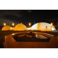 Dôme gonflable 24 mètres - 24m de diamètre - Hauteur 8,2m - Superficie 365m2_2