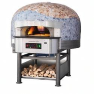 Fours à pizza professionnel à gaz et bois - sole chauffée à gaz - MORELLO FORNI FGRI100 - CUPOLE MOSAIQUE_2