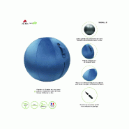 Ballon ergonomique ERGOBALL bleu prestige_2