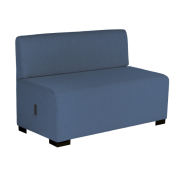 Canapé 2 places - Coloris multiples - Structure bois - Revêtement tissu 100% Polyester Normé OEKO TEX - Anti feu - Recyclable à 100%_2